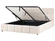 Ottoman Bed NOYON Fabric Light Beige 180 x 200 cm (EU Super King)_1056118