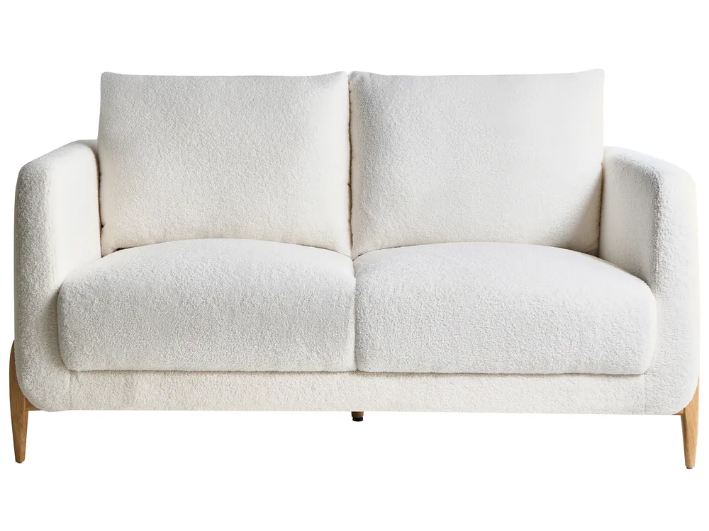 Sofa 2 Seater GIMO Boucle White_1036302