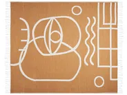 Koc PALHI  130 x 170 cm Pomarańczowy_834864