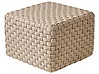 Pouffe NALLI Synthetic Material Taupe