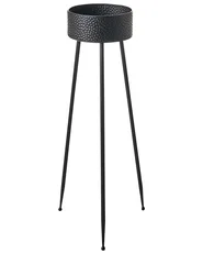 Kwietnik LEIKA 33 cm Metal Czarny_804757