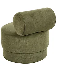 Swivel Armchair KARVIA  Fabric Green_1169186