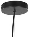15 Light Metal Pendant Lamp Black BALAGAS_818283