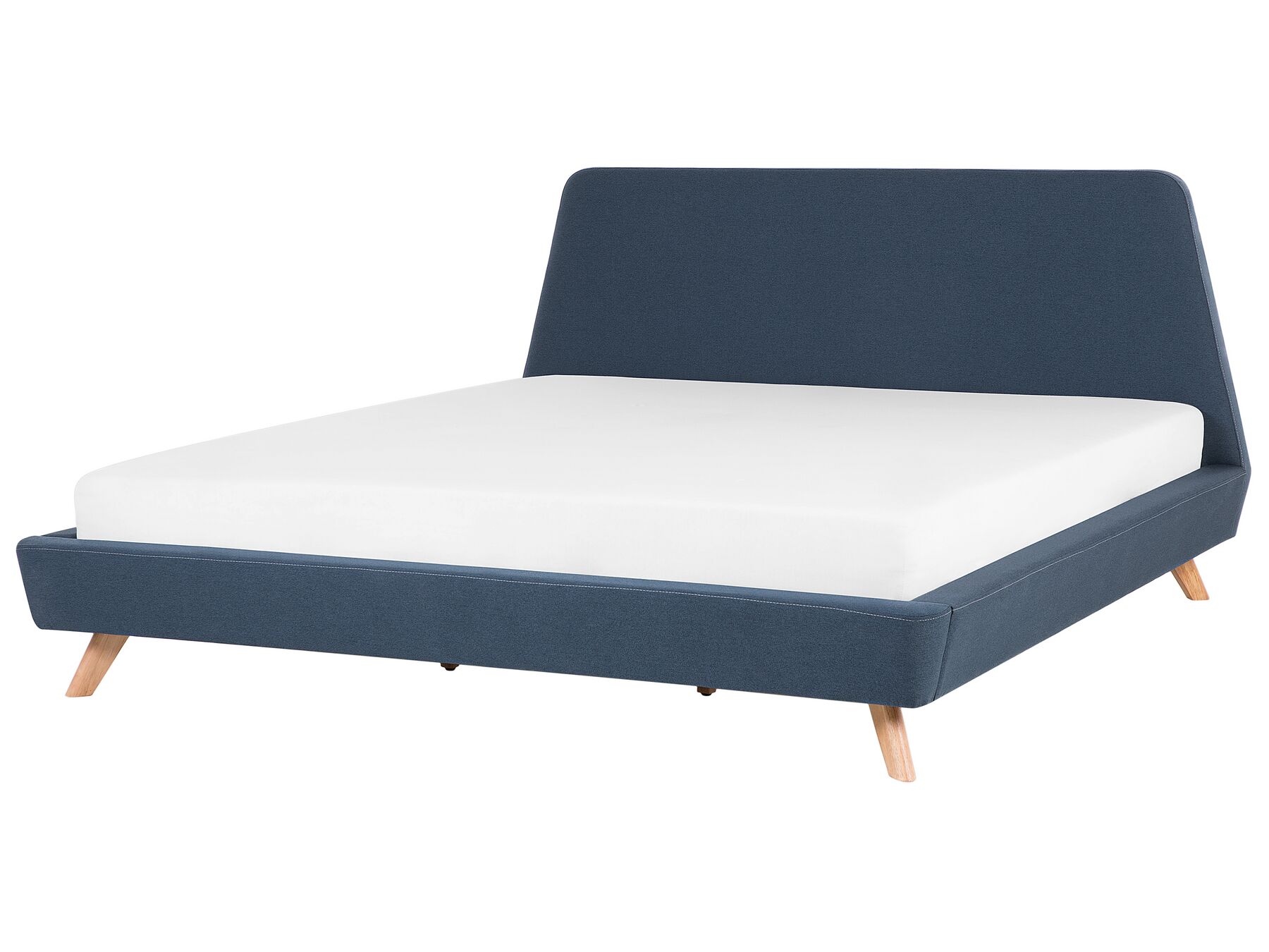 Fabric EU Super King Size Bed Blue VIENNE_676056