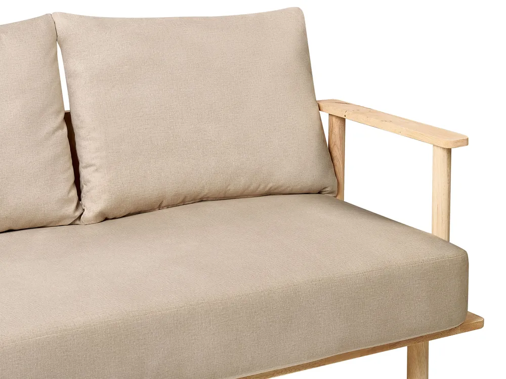 Set da salotto 3 posti ASKER Tessuto Beige_932710