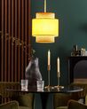 Rattan Pendant Lamp Yellow and Natural BOERI_836981