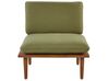 2 Seater Certified Acacia Wood Garden Sofa Set Olive Green FRASCATI_919573