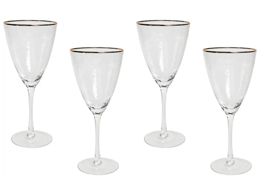 Zestaw 4 kieliszków do wina TOPAZ 380 ml Przezroczysty