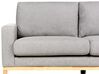 2-Sitzer Sofa grau / hellbraun SIGGARD_920532