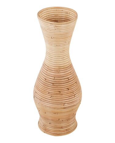 Rattan Decorative Vase 50 cm Natural TRINISA