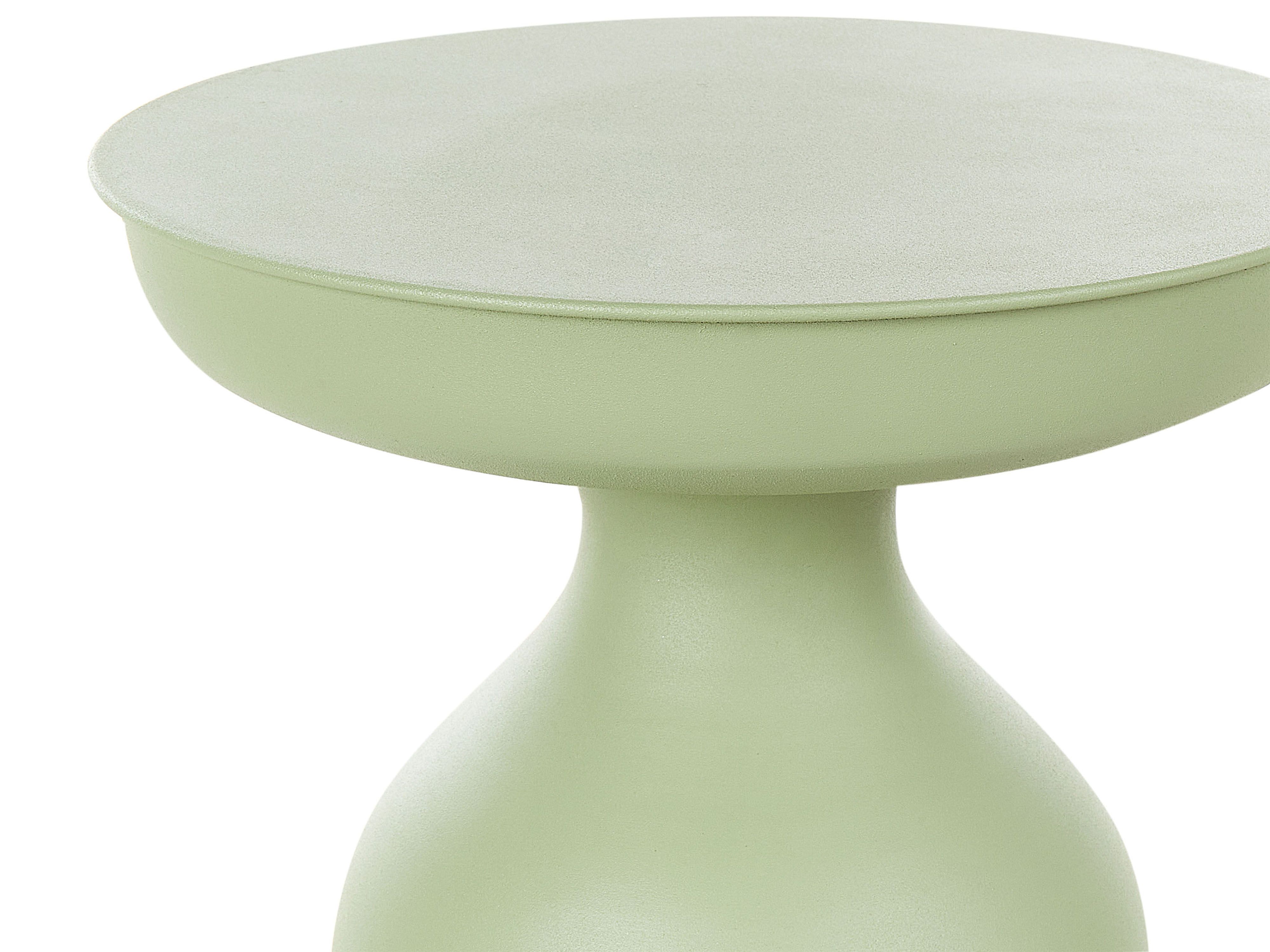 Set of 2 Side Tables COTA/TENJO Metal Light Green | Beliani.co.uk
