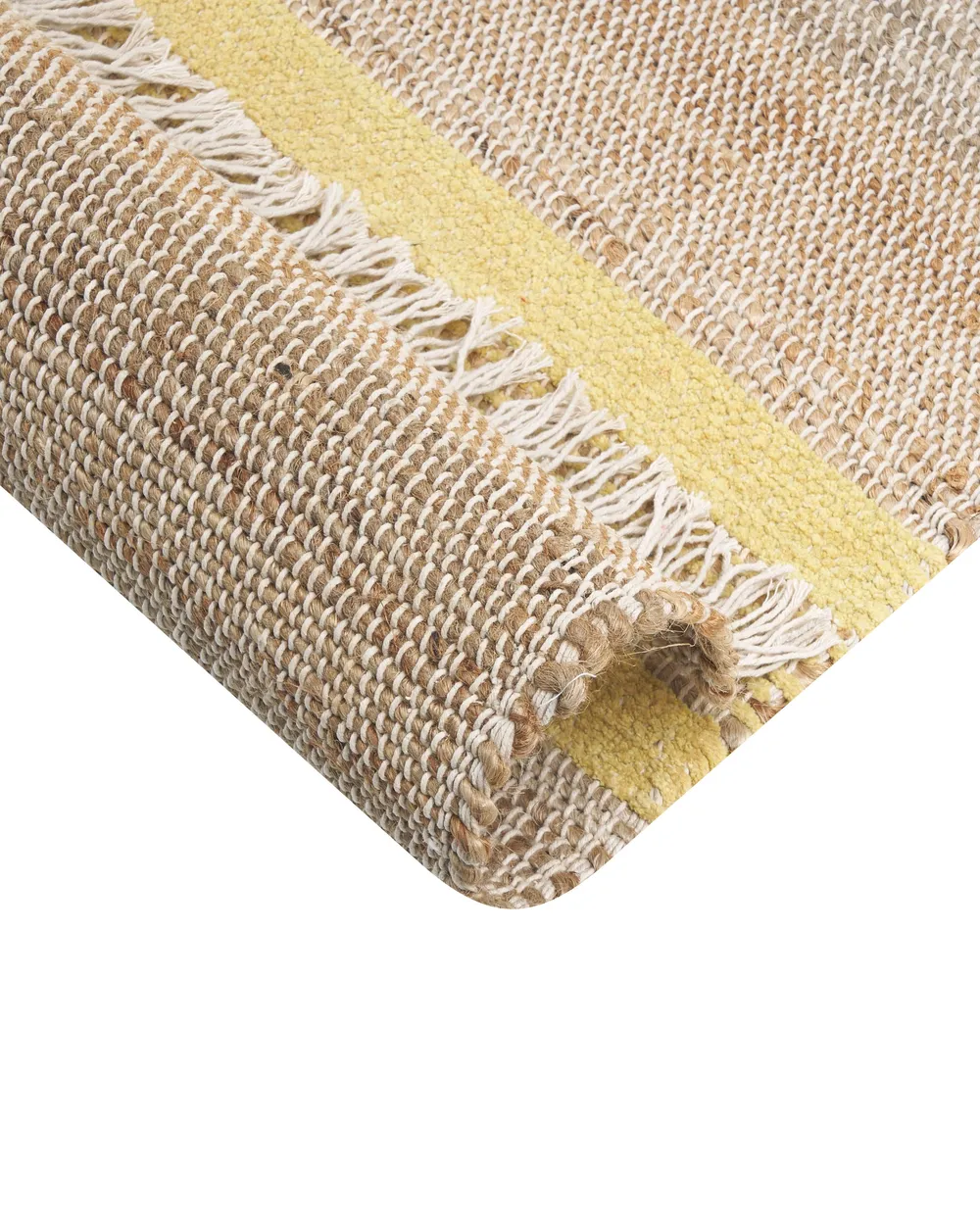Rug TALPUR Yellow 160 x 230 cm Jute_845681