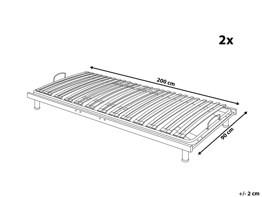 Adjustable single bed frame discount