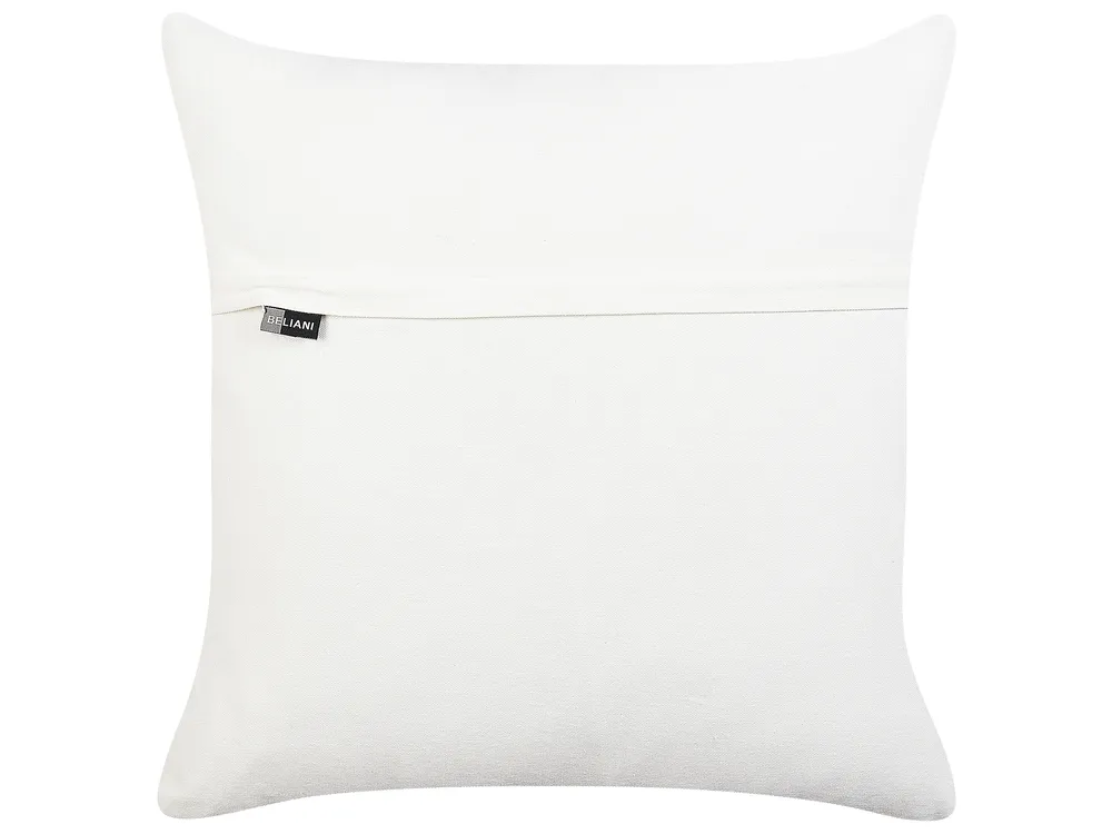 Zestaw 2 poduszek dekoracyjnych SERAMPORE 50 x 50 cm Bawełna Kolorowy Wzór geometryczny_829347