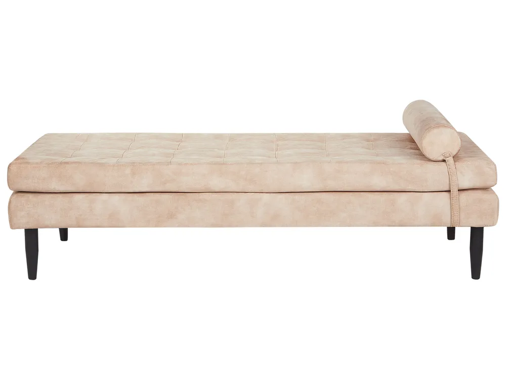 Chaise longue USSEL Velluto Beige_925584