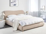 Ottoman Bed BLAGNAC Boucle Beige 180 x 200 cm (EU Super King)_960613