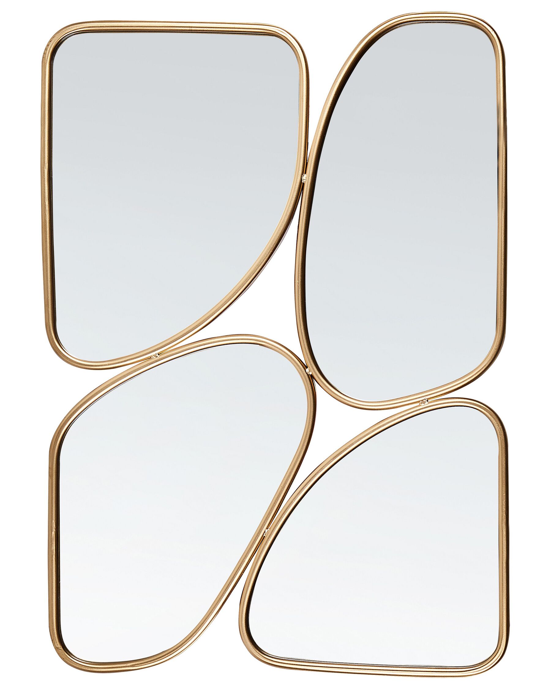Kovové nástenné zrkadlo 70 x 100 cm zlaté DIANCEY_900168