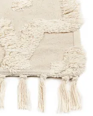 Tappeto ITANAGAR Beige 160 x 230 cm Cotone_839231