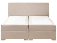 Divan Bed with Storage MAJOR Fabric Taupe 180 x 200 cm (EU Super King)_1028186