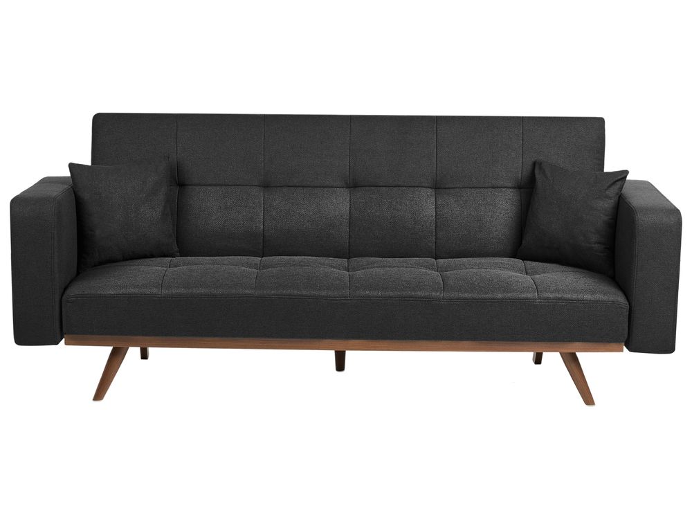 Sovesofa 3 personers HJULBY Sort