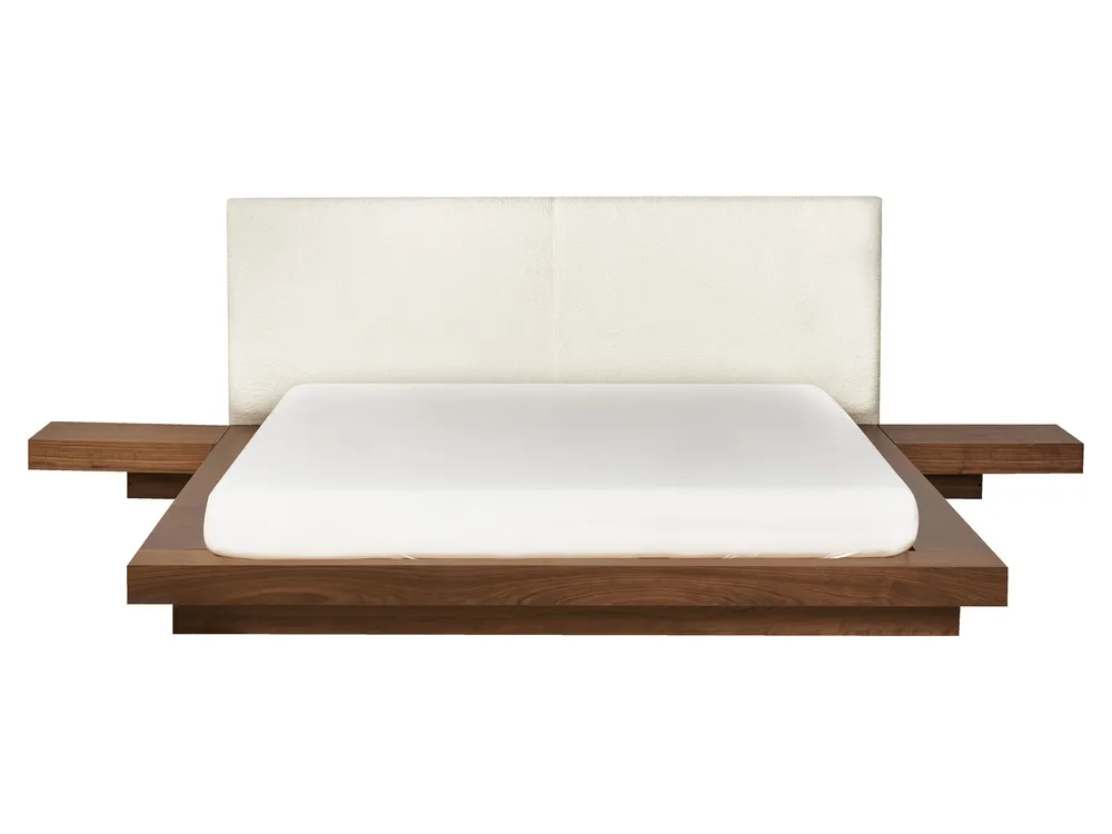 Waterbed Boucle ZEN 160 x 200 cm (EU King Size) Brown Ash Wood_931316