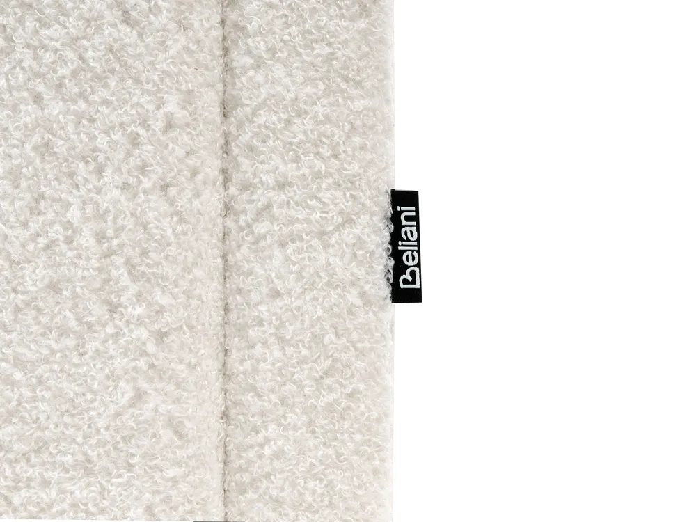 Ottoman Bed without Headboard DINAN Boucle Off-White 160 x 200 cm (EU King Size)_1028961
