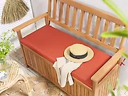 Bankauflage SOVANA 108 x 45 cm Dunkelrot_1179700