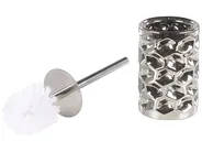5-Piece Bathroom Accessories Set TIRUA Ceramic Silver_788482