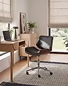Desk Chair TOTOWA Faux Leather Black
