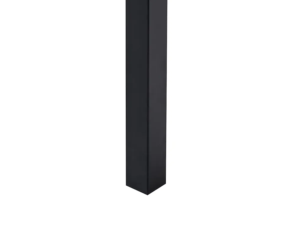 Garden Dining Table LEVANTO 80 cm 80 cm Metal Black_1179377
