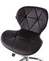 Faux Leather Desk Chair Black VALETTA_932506