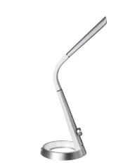 LED Desk Lamp CANOPUS with USB Port Silver_1018968