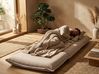 Single Sofa Bed DELLEN Fabric Beige