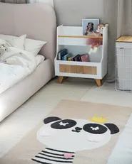 Kids Rug BUNAN Beige 80 x 150 cm Cotton_1058055