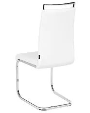 Lot de 2 chaises de salle à manger GREEDIN Cuir PU Blanc_1156877