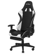 Sedia da gaming VICTORY Pelle sintetica Bianco_712331
