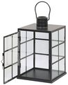 Metal Candle Lantern 33 cm Black BINTAN_776581