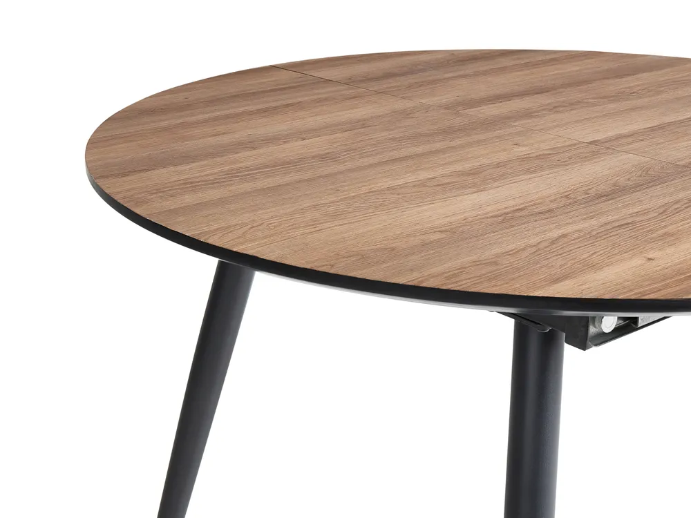 Extending Dining Table SENIAC Brown 110/150 cm 112 cm_975649
