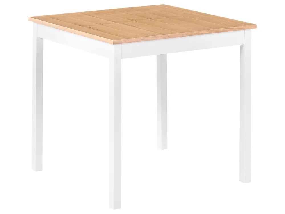 Dining Table BATTERSBY Light Oak 80 cm 80 cm