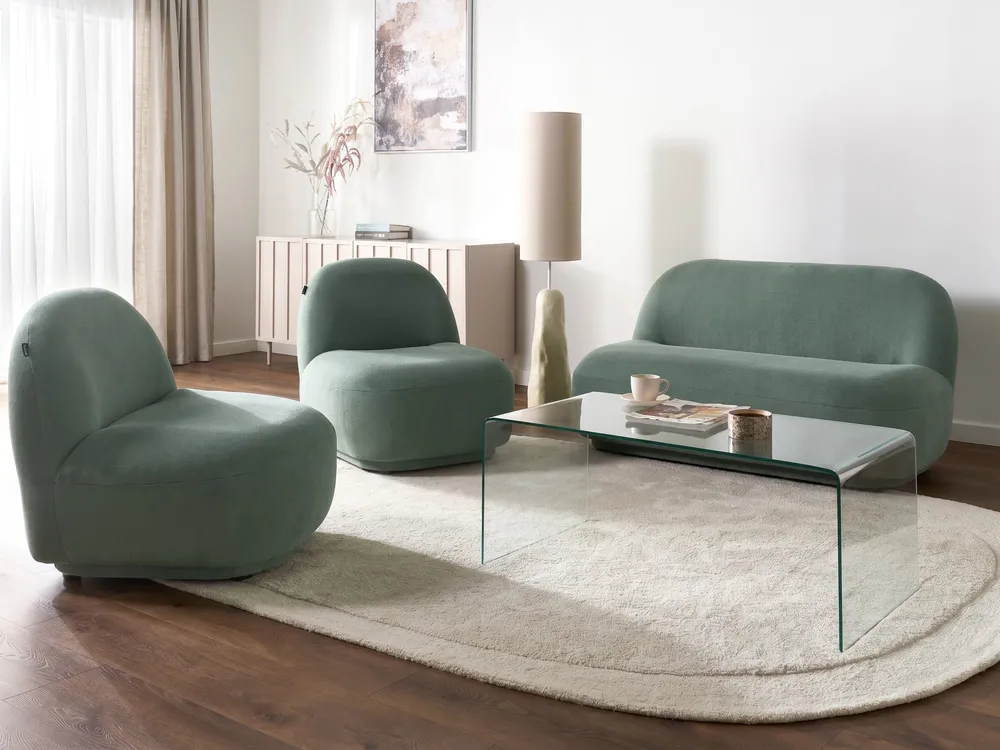 Armchair LOVBERG Fabric Light Green_1071779