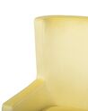 Poltrona in tessuto vellutato giallo ONEIDA_698265