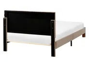 Bed with Storage Drawers LONZAC Velvet Taupe 120 x 200 cm (EU Small Double)_1014818