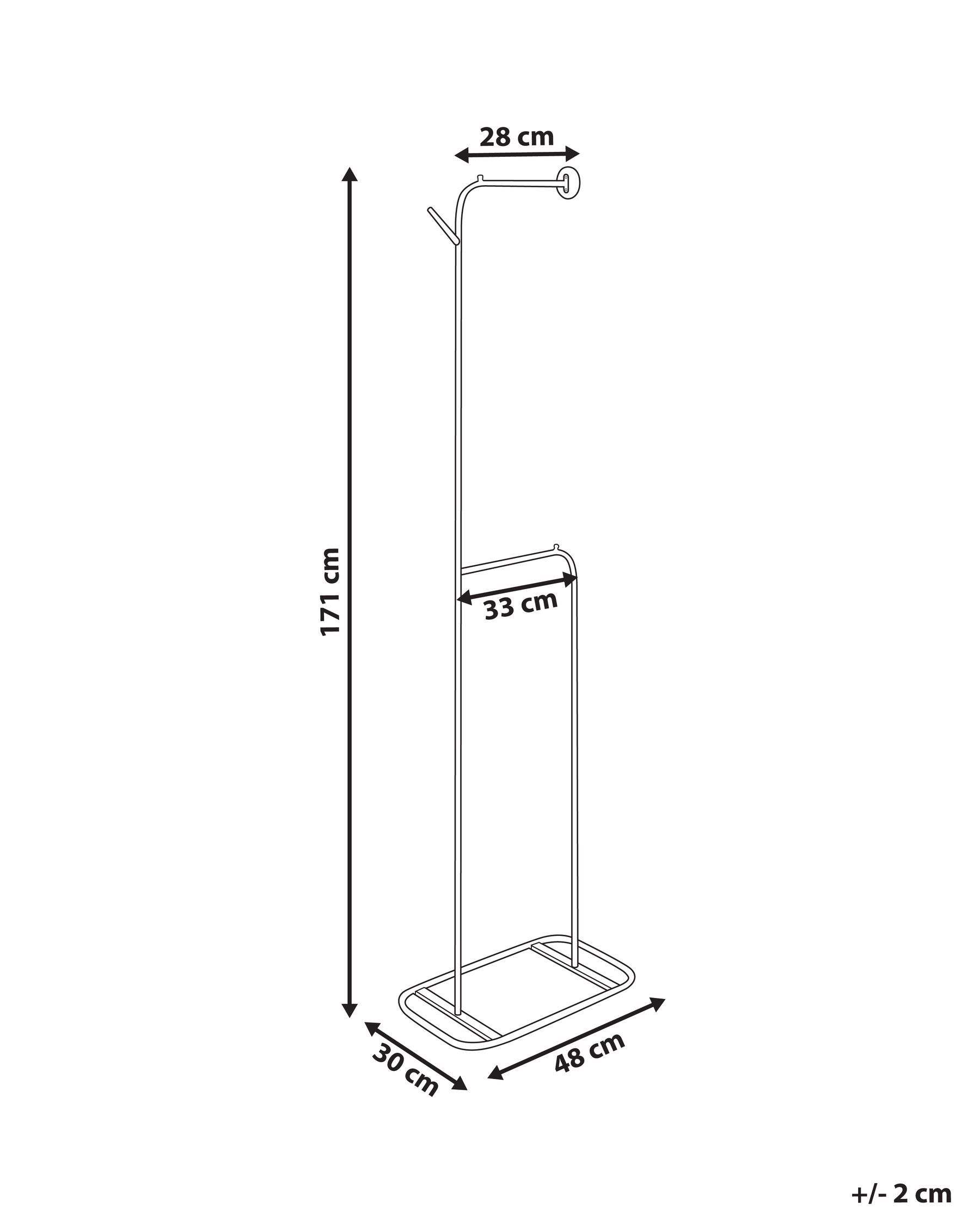 Metal Clothes Rack Black EUREKA_935382 Metal Clothes Rack Black EUREKA_935382