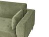 Right Hand Fabric Corner Sofa Green FLAM_934604