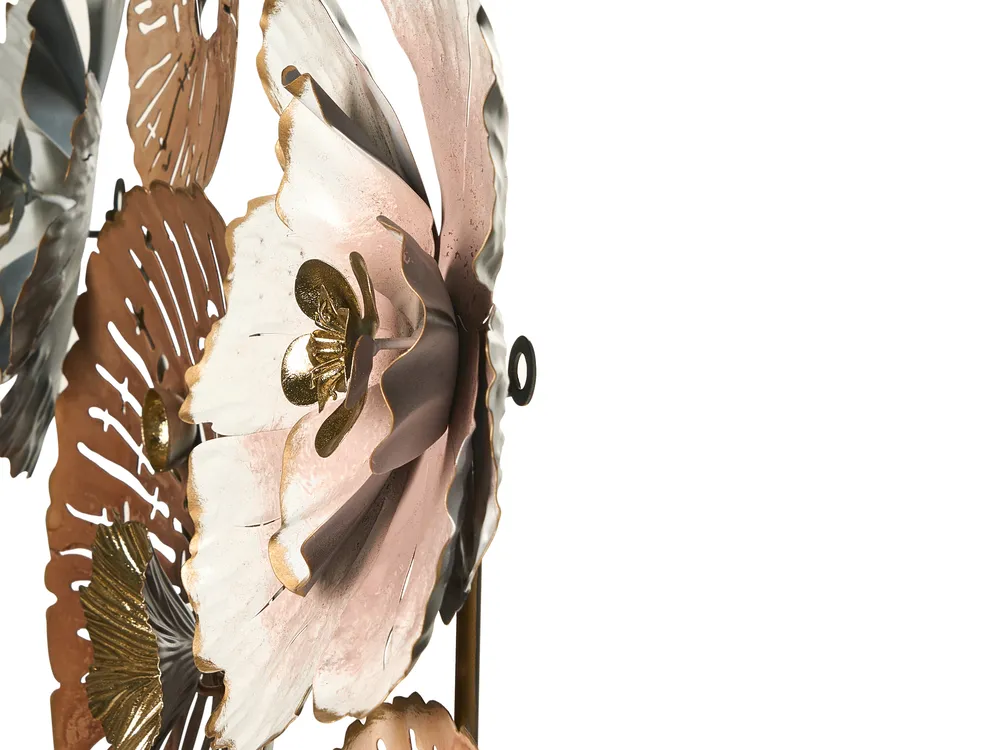Wall Decor Flower GADOLINIUM Metal 45 cm Multicolour_1007398