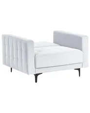 Armchair ABERDEEN Velvet Light Grey_984148