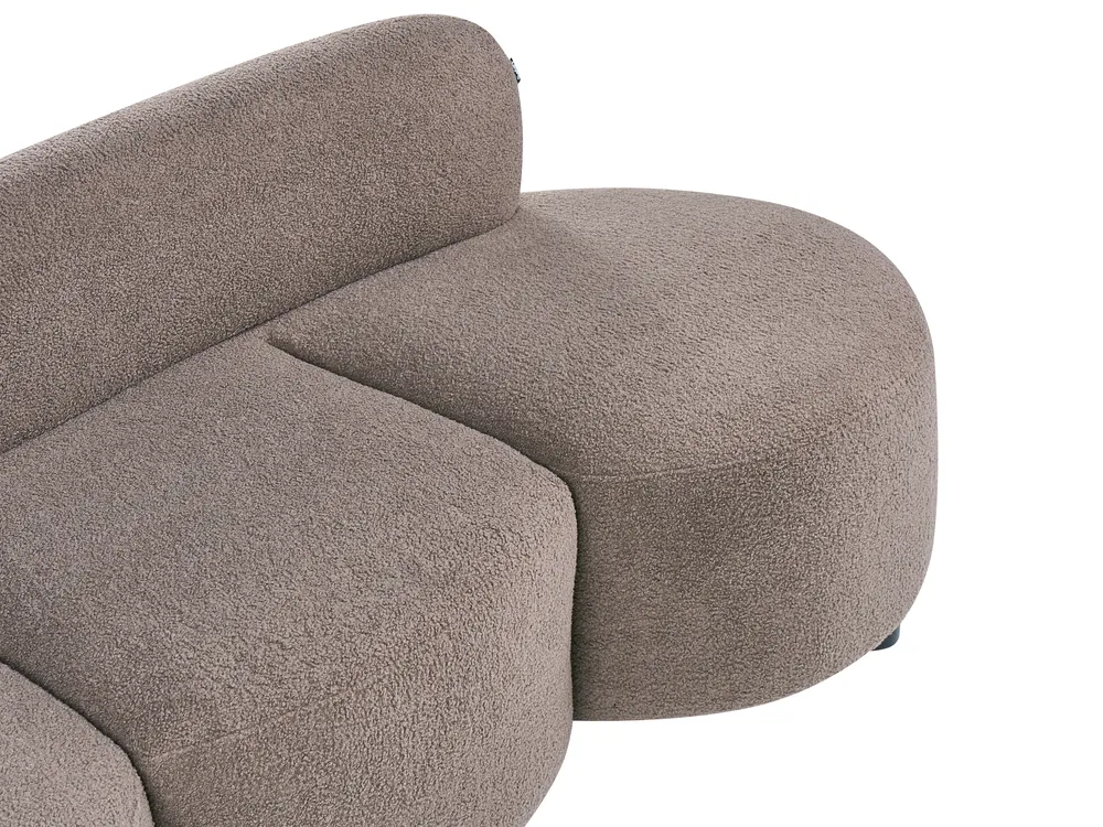 Sofa 3 Seater BLAVAND Boucle Taupe_1061452