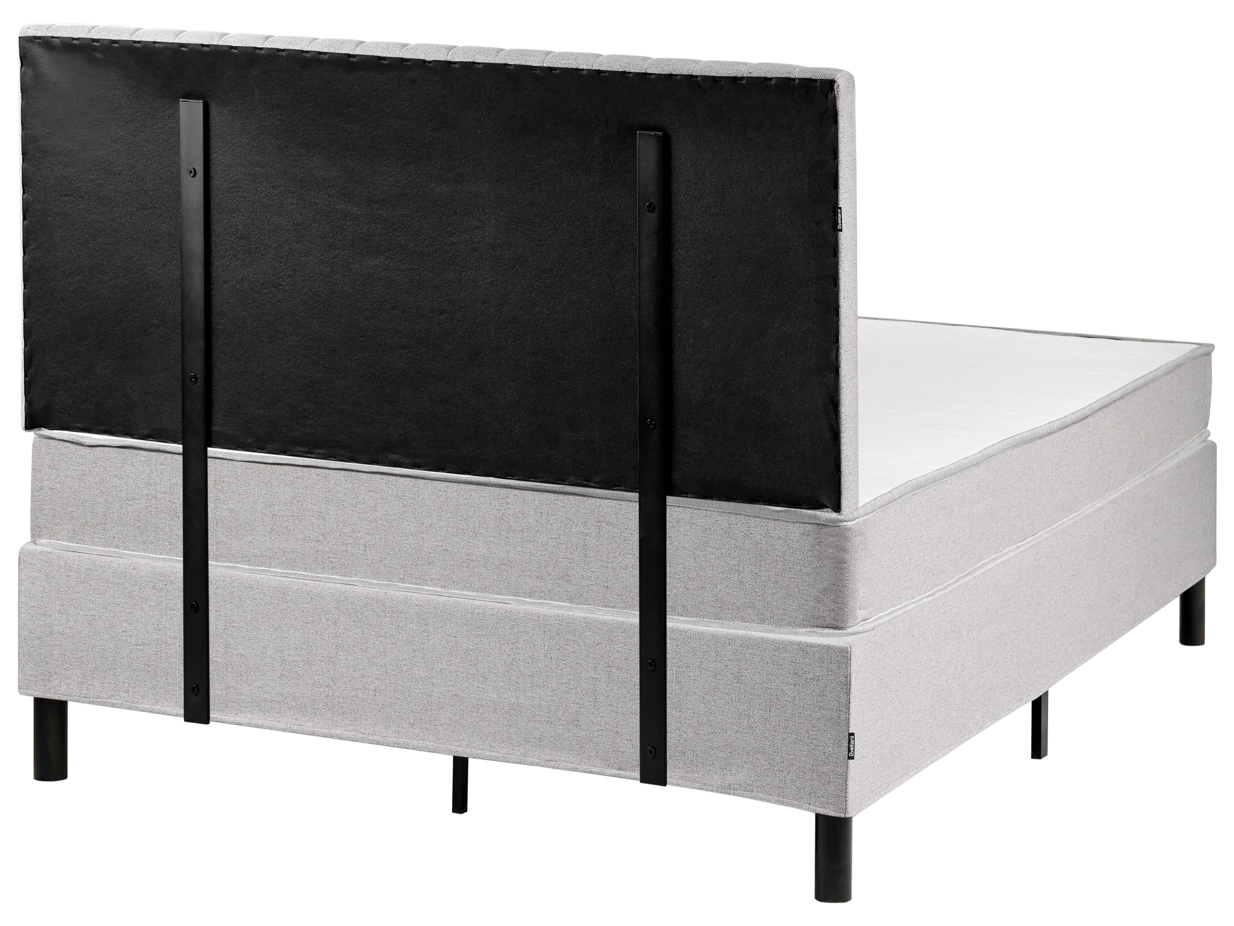 Divan Bed Fabric COUNTESS 120 x 200 cm (EU Small Double) Light Grey_1054522