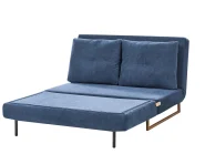 Set da salotto 6 posti JERSLEV Tessuto Blu_1013761