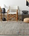 Wool Gabbeh Area Rug 160 x 230 cm Grey SEYMEN_856083